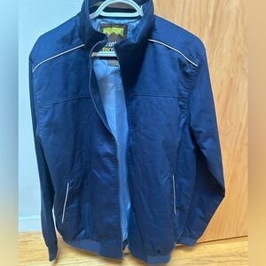 Men's Navy Windbreaker Jacket